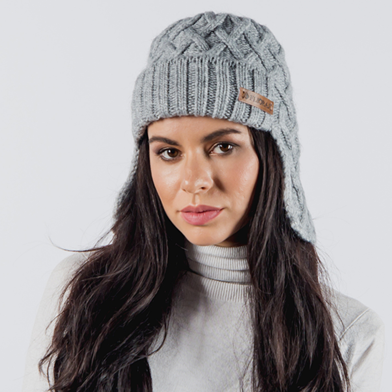 

Шапка женская Flioraj 358FJ серая, 358FJ