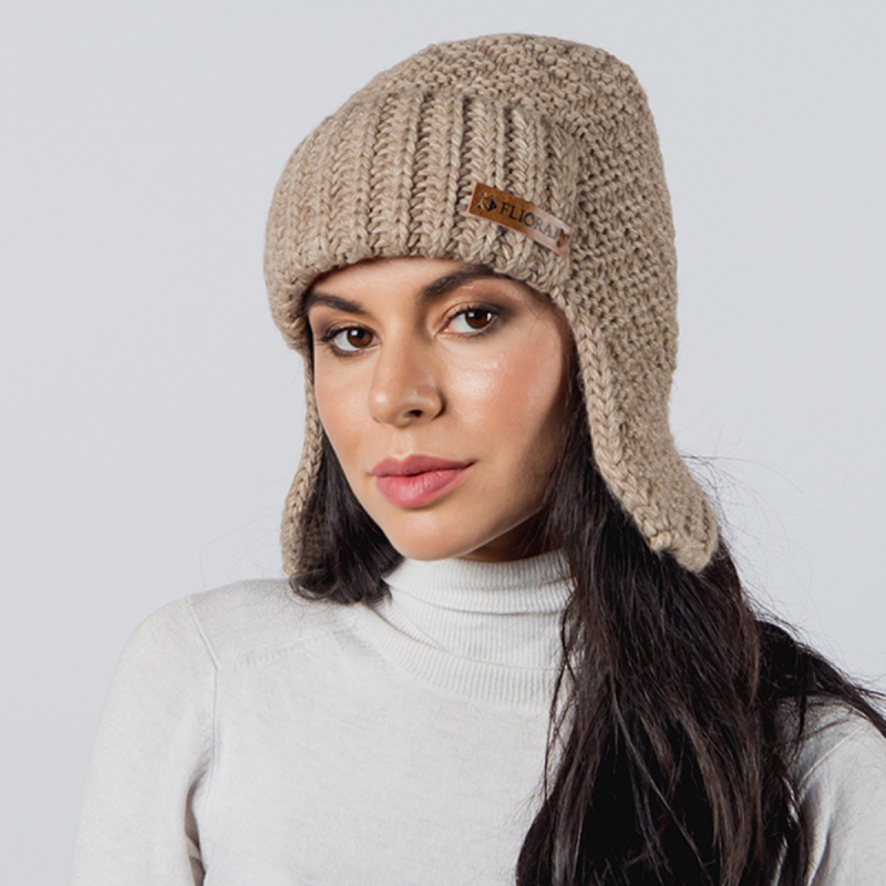 

Шапка женская Flioraj 359FJ бежевая, Бежевый, 359FJ