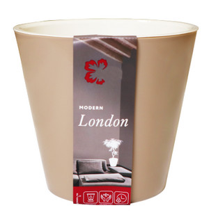 

Цветочный горшок InGreen London ING6204 1,6 л молочный шоколад 1 шт., Бежевый, London