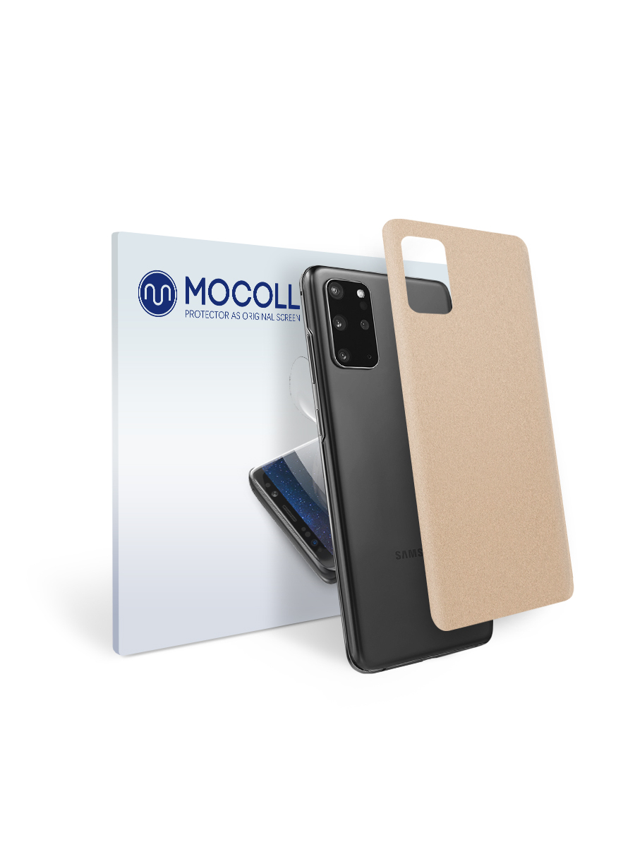

Пленка защитная MOCOLL для задней панели Samsung GALAXY S10 Кожа Черная