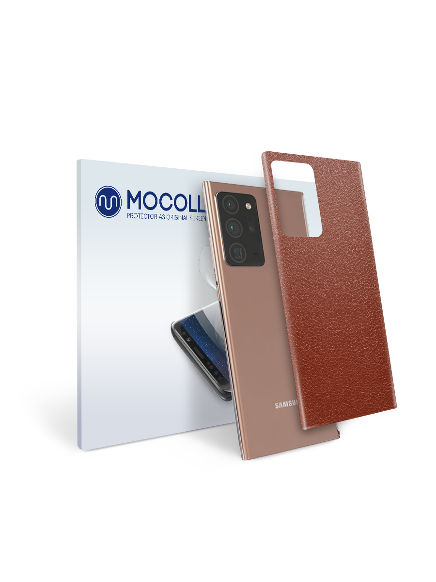 

Пленка защитная MOCOLL для задней панели Samsung GALAXY J2 Core 2020 Кожа коричневая