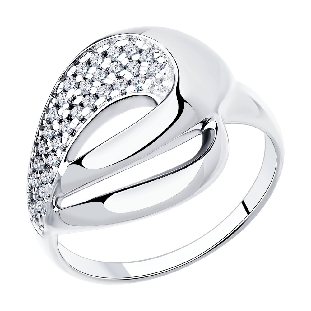 фото Кольцо женское diamant 94-110-00691-1 р.18