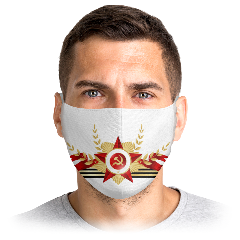 

Многоразовая маска Printio День победы! разноцветная L, День победы!