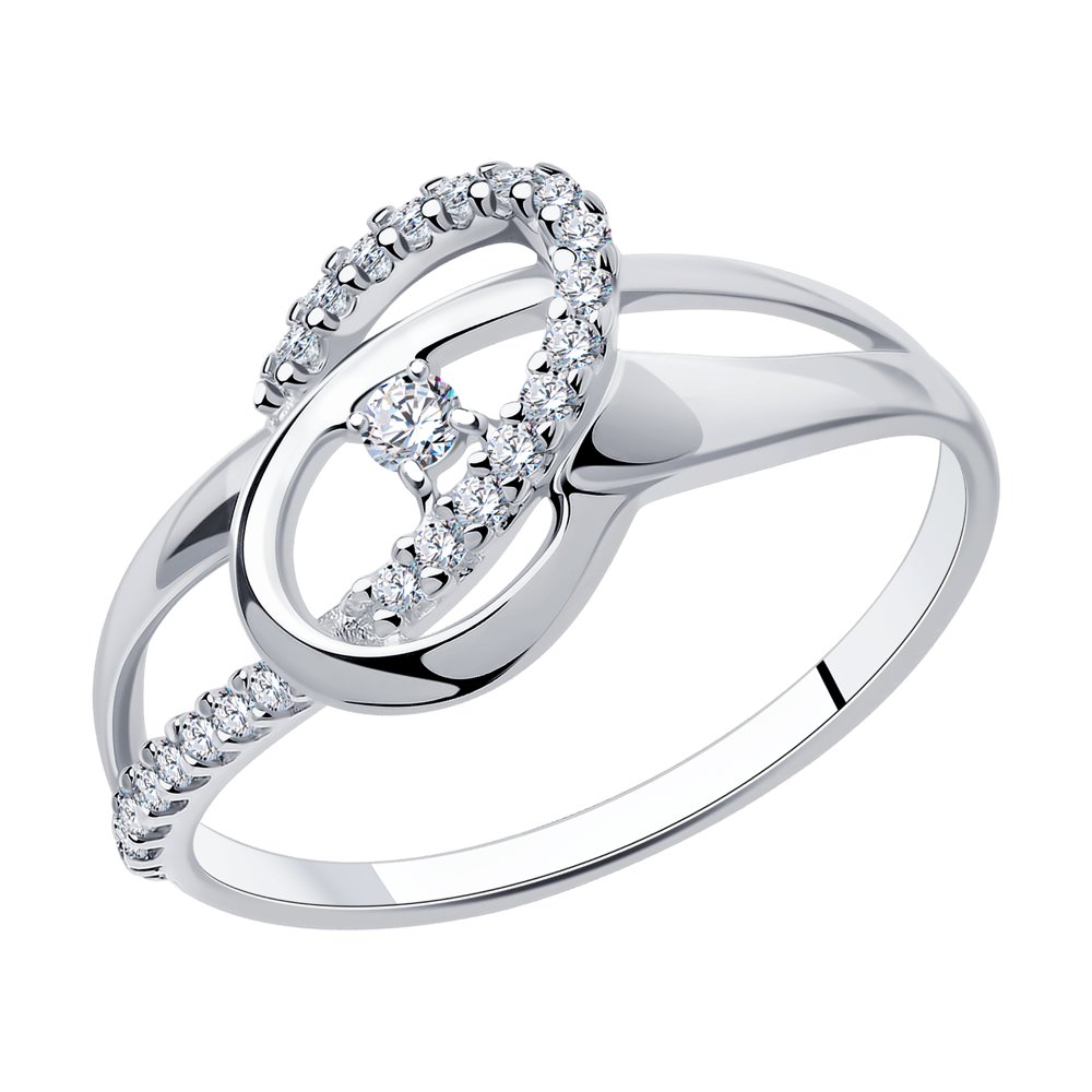 фото Кольцо женское diamant 94-110-00756-1 р.17.5