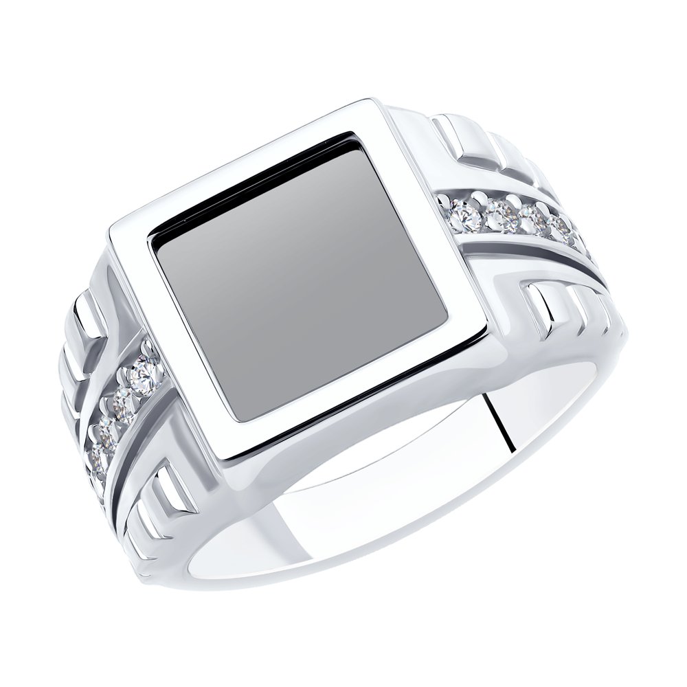 

Кольцо из серебра р. 23 Diamant 94-112-00497-1, шпинель нано\фианит, 94-112-00497-1