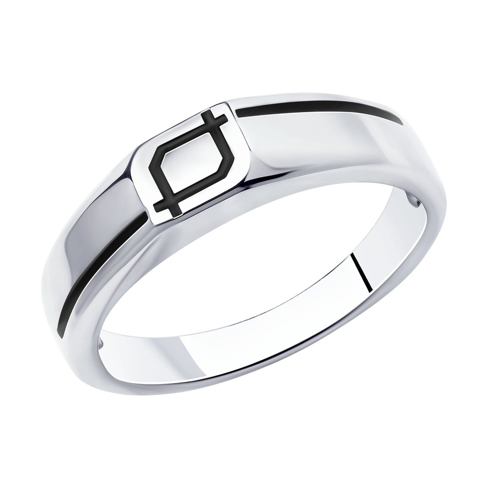 

Кольцо из серебра с эмалью р. 21.5 Diamant 94-112-00717-1, 94-112-00717-1
