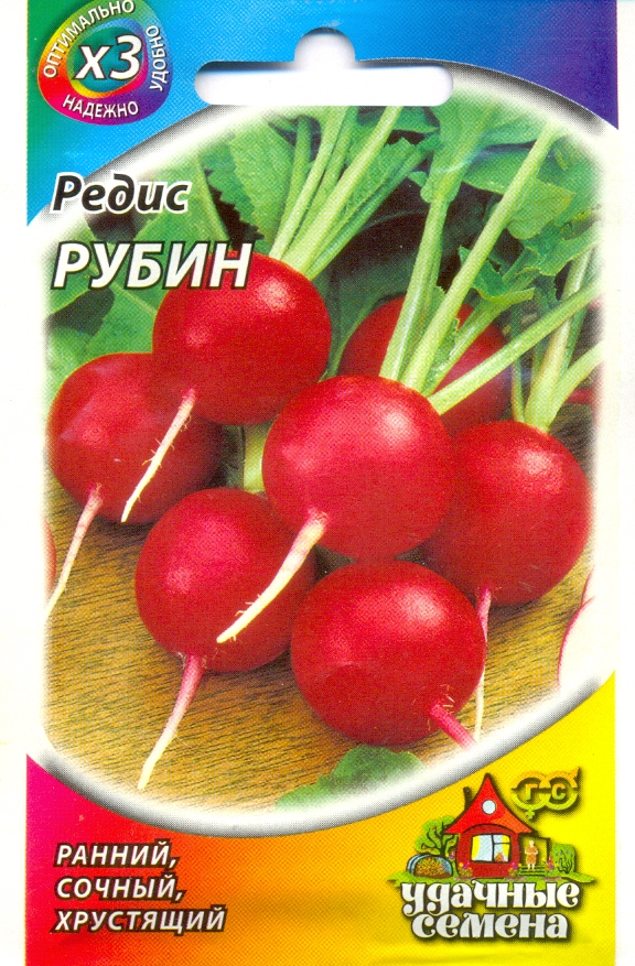 

Семена овощей Гавриш Редис Рубин 3,0 г