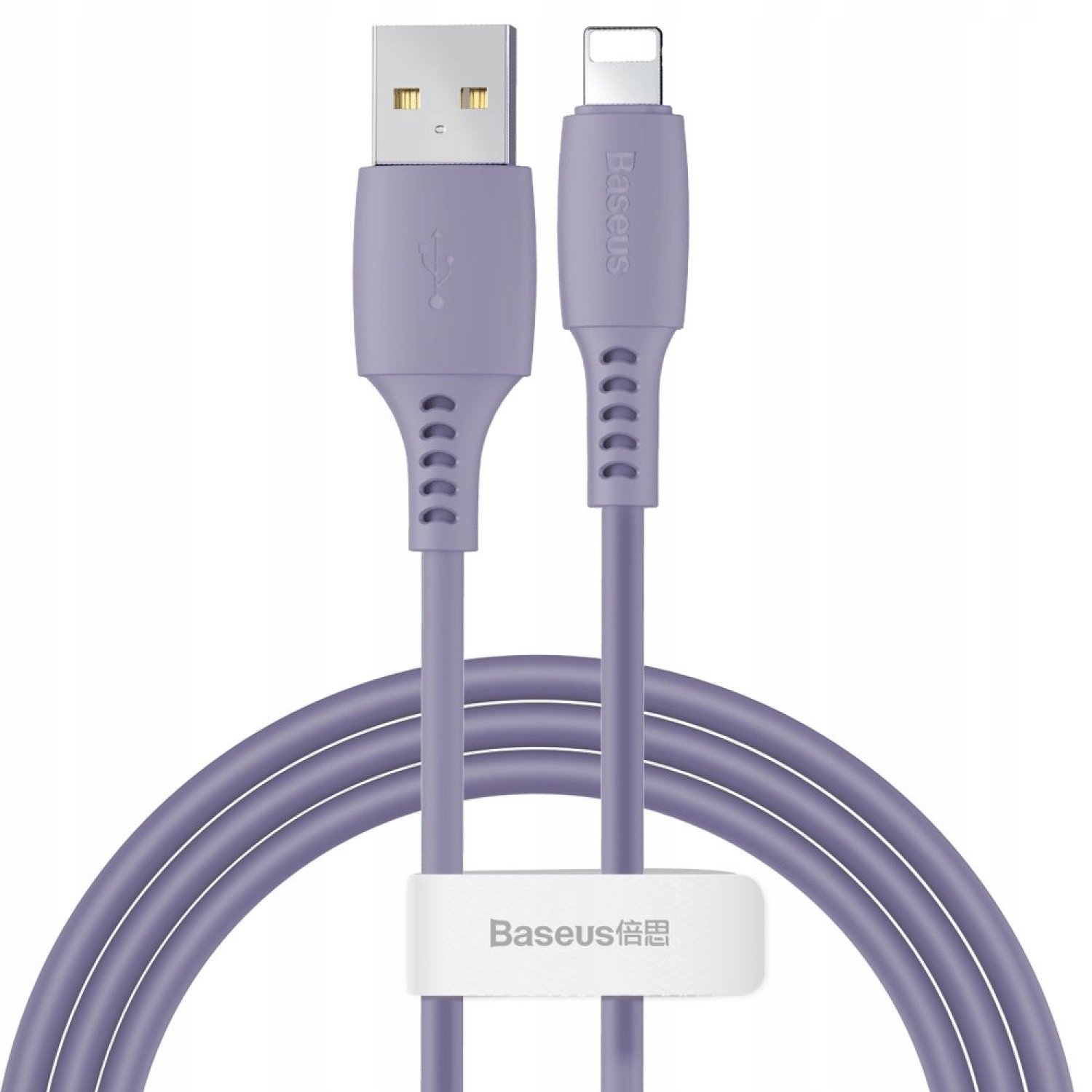 фото Кабель usb-ip baseus colorful purple 1.2m 2.4a