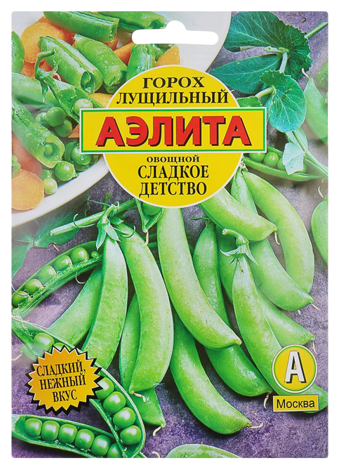

Семена горох Аэлита Сладкое детство 00-00571714 1 уп.