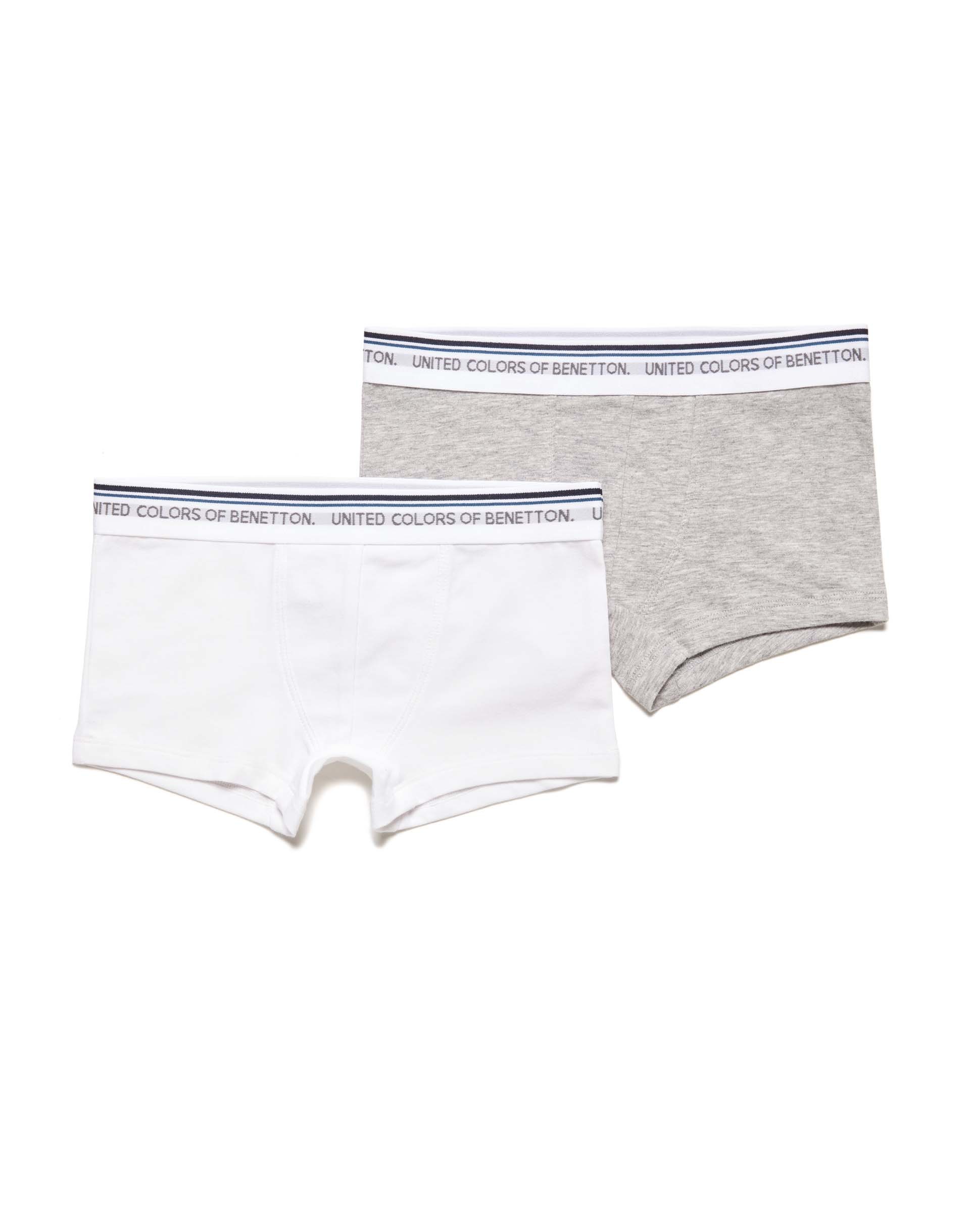 

Комплект трусов 2 шт. United Colors of Benetton, цв.белый; серый р.170, CCC_3MC10X230_501
