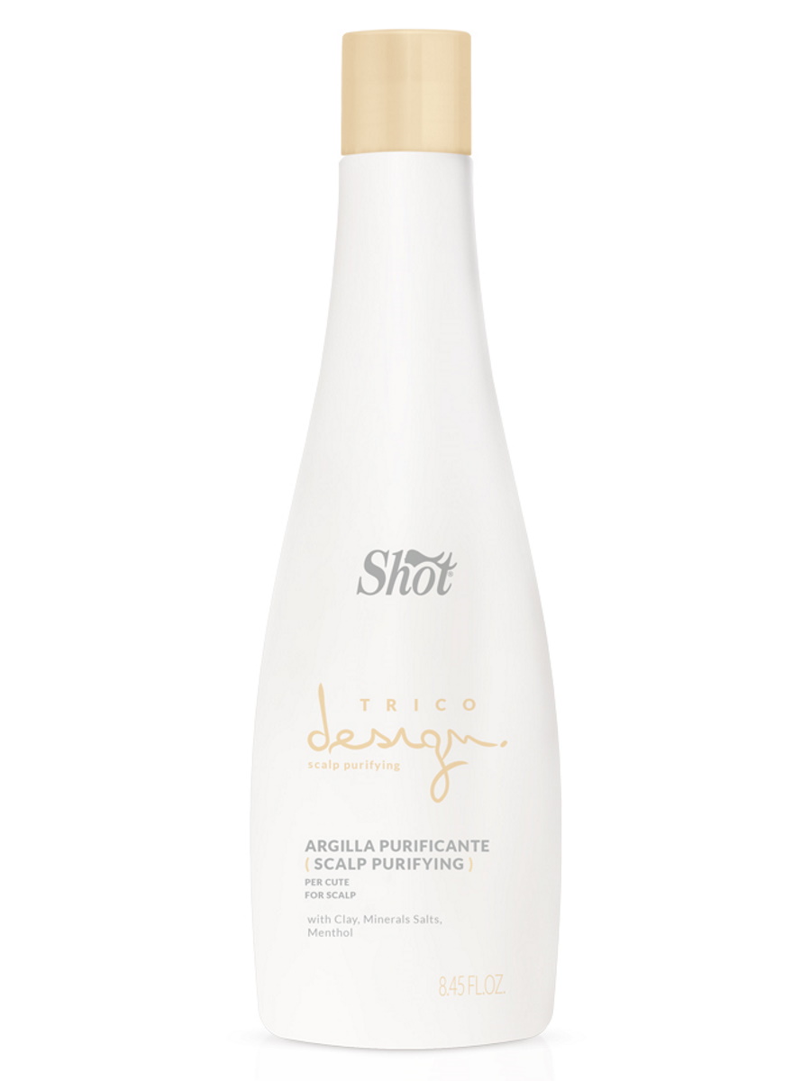 Глина TRICO DESIGN для очищения волос SHOT scalp purifying 250 мл глина детокс care design skin purifying argilla rurificante