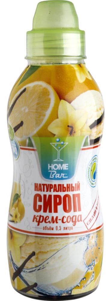 фото Сироп home bar крем-сода натуральный 0.5 л