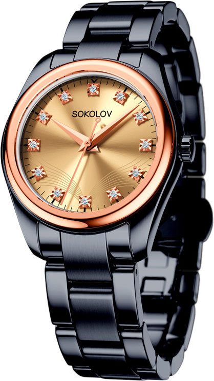 фото Наручные часы кварцевые женские sokolov 140.01.72.000