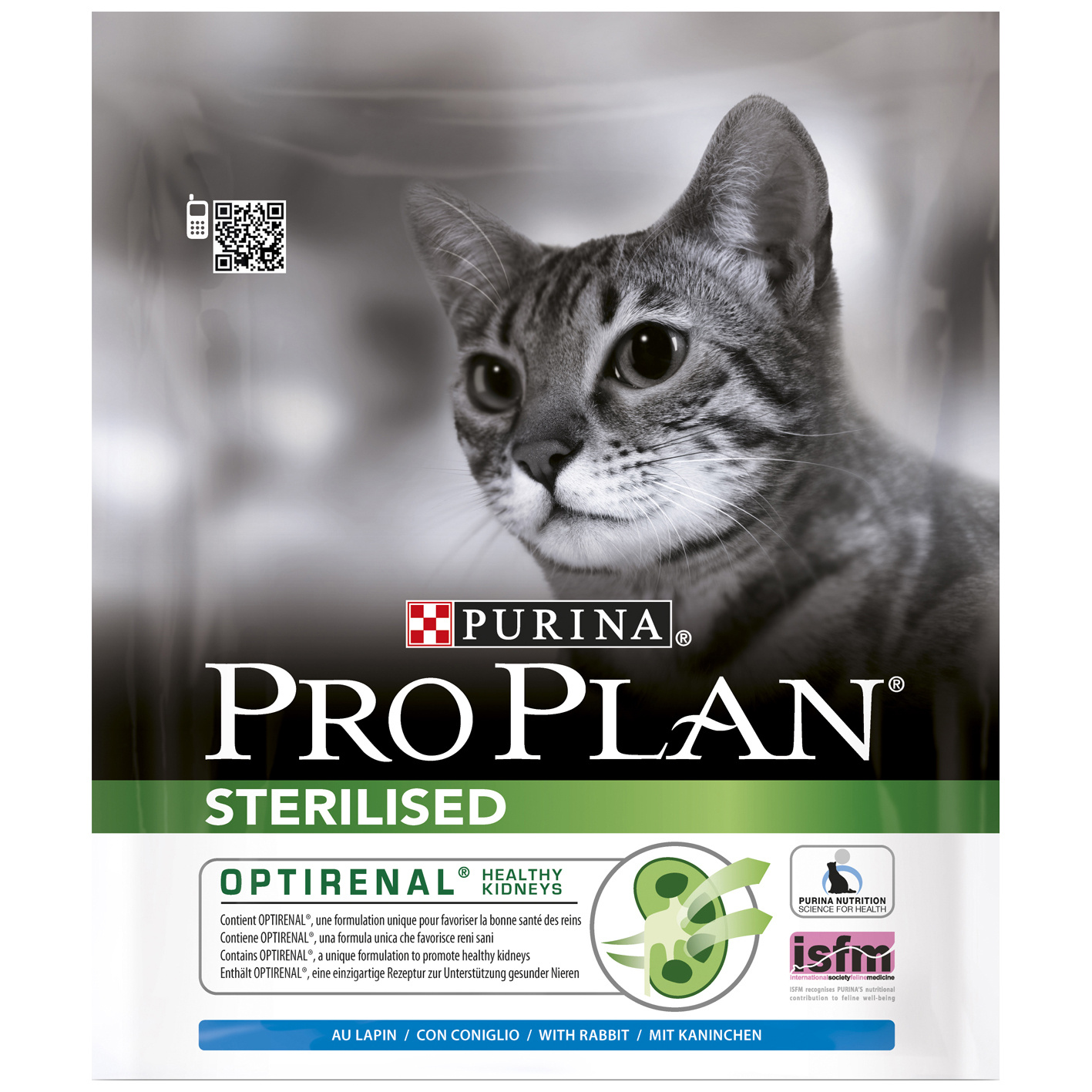 фото Сухой корм для кошек pro plan sterilised optirenal, для стерилизованных, кролик, 0,4кг