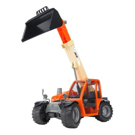 фото Погрузчик колёсный bruder jlg 2505 telehandler с телескопическим ковшом