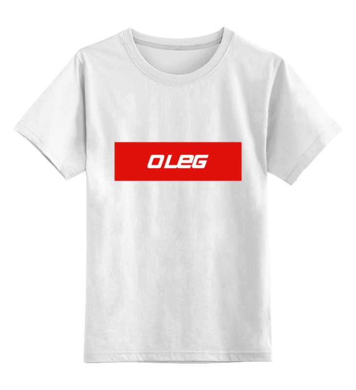 

Детская футболка классическая унисекс Printio имя oleg, Разноцветный, 0000003431156