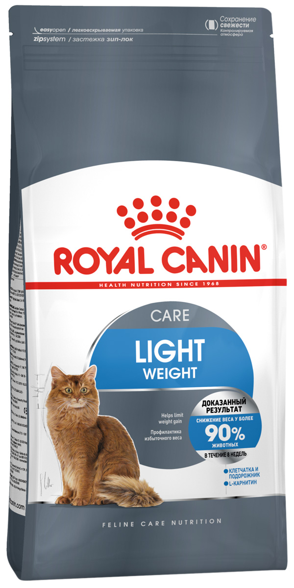 фото Сухой корм для кошек royal canin light care, для склонных к полноте, 0,4кг