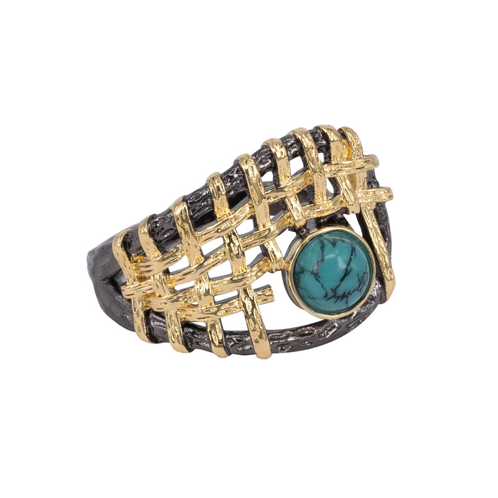 Кольцо женское бижутерное Плетение OTOKODESIGN 6-56405 р.20