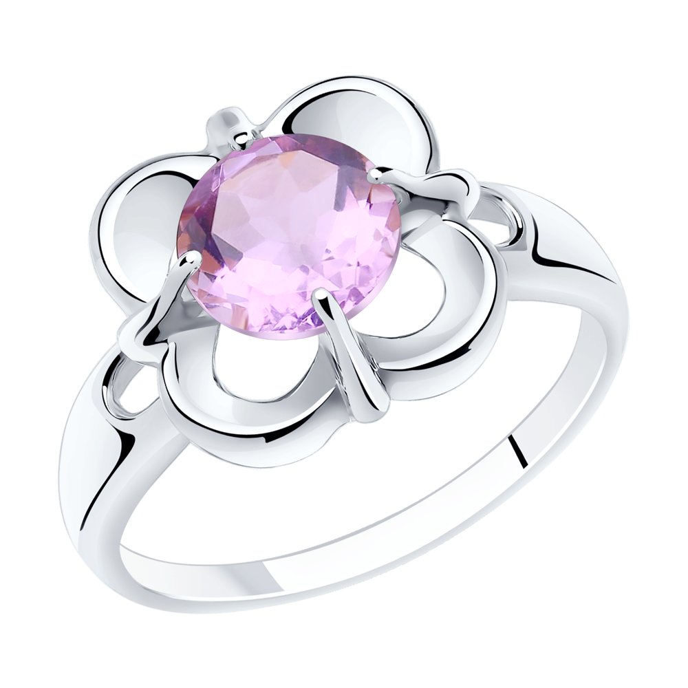 

Кольцо из серебра р. 18,5 Diamant 94-310-00713-3, аметист, 94-310-00713-3