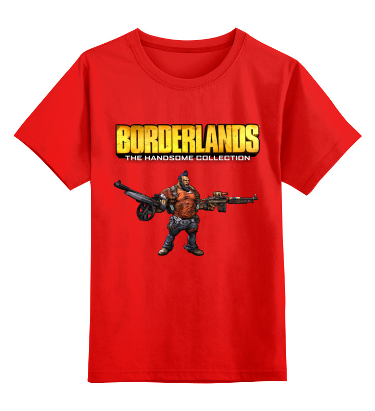 

Детская футболка Printio Borderlands цв.красный р.116, 0000003454407