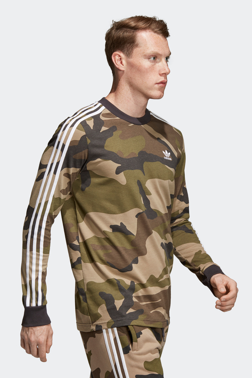 фото Лонгслив мужской dv2055 adidas зеленый s