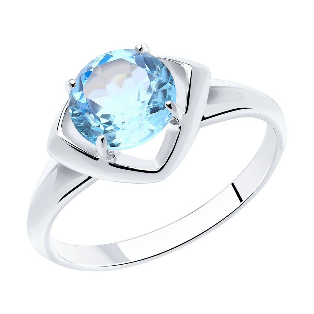 фото Кольцо женское diamant 94-310-00783-1 р.17