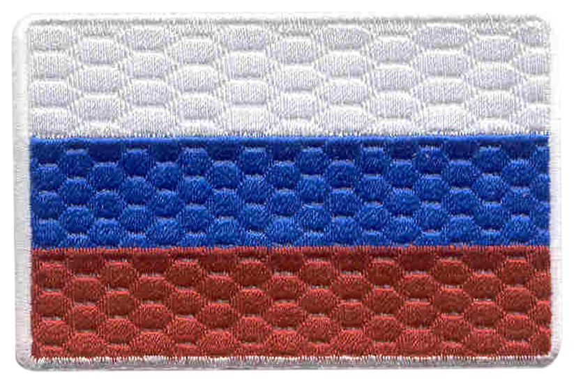 фото Термоаппликации "флаг россии", 75-50 мм, 10 штук (количество товаров в комплекте: 10) tby
