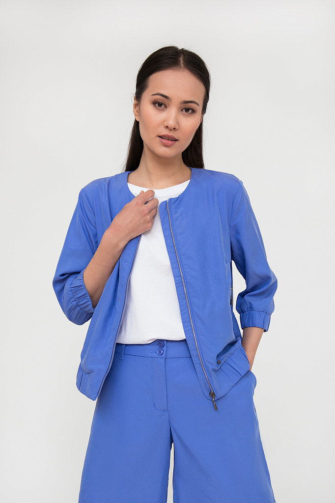 

Жакет женский Finn Flare S20-32049 синий M, S20-32049