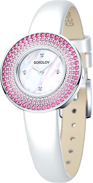 

Наручные часы кварцевые женские SOKOLOV 128.30.00.006, 128.30.00.006