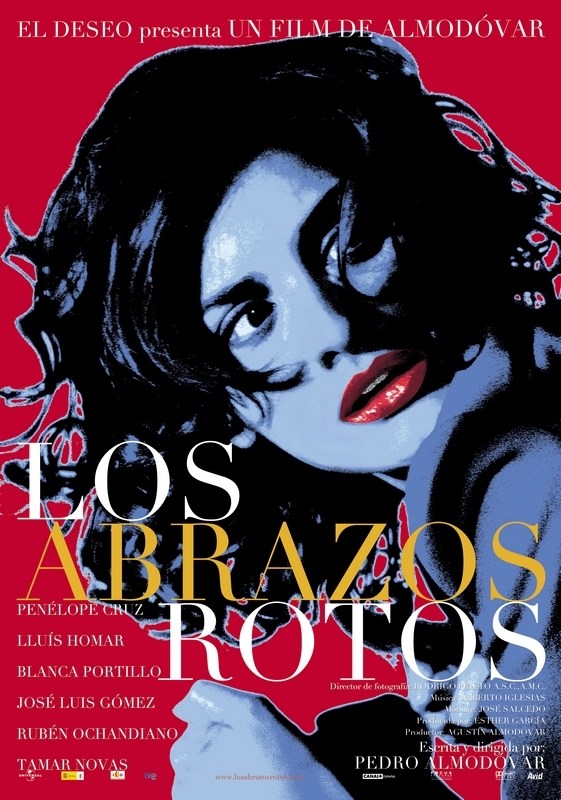 

Постер к фильму "Разомкнутые объятия" (Los abrazos rotos) Оригинальный 58,4x83,8 см