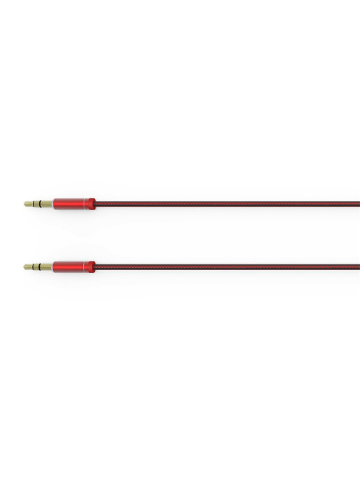 Кабель AUX LDNIO LS-Y01 3.5 mm jack - 3.5 mm jack 1м Red