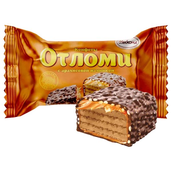 

Конфеты вафельные Акконд Отломи с арахисовой начинкой 200 г