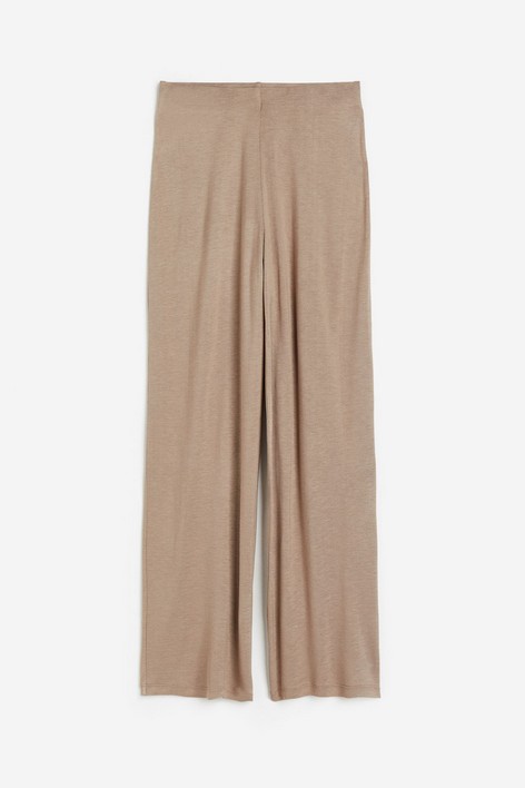

Брюки женские H&M 117157100 бежевые XS (доставка из-за рубежа), Бежевый, 117157100