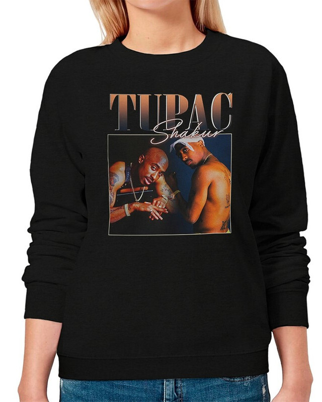 

Свитшот женский Dream Shirts Тупак Шакур / 2Pac - Tupac Shakur черный 44 RU, Тупак Шакур / 2Pac - Tupac Shakur