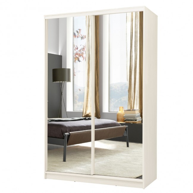

Шкаф-купе Bromo дуб бордолайт 120х60х220, Белый, Bromo