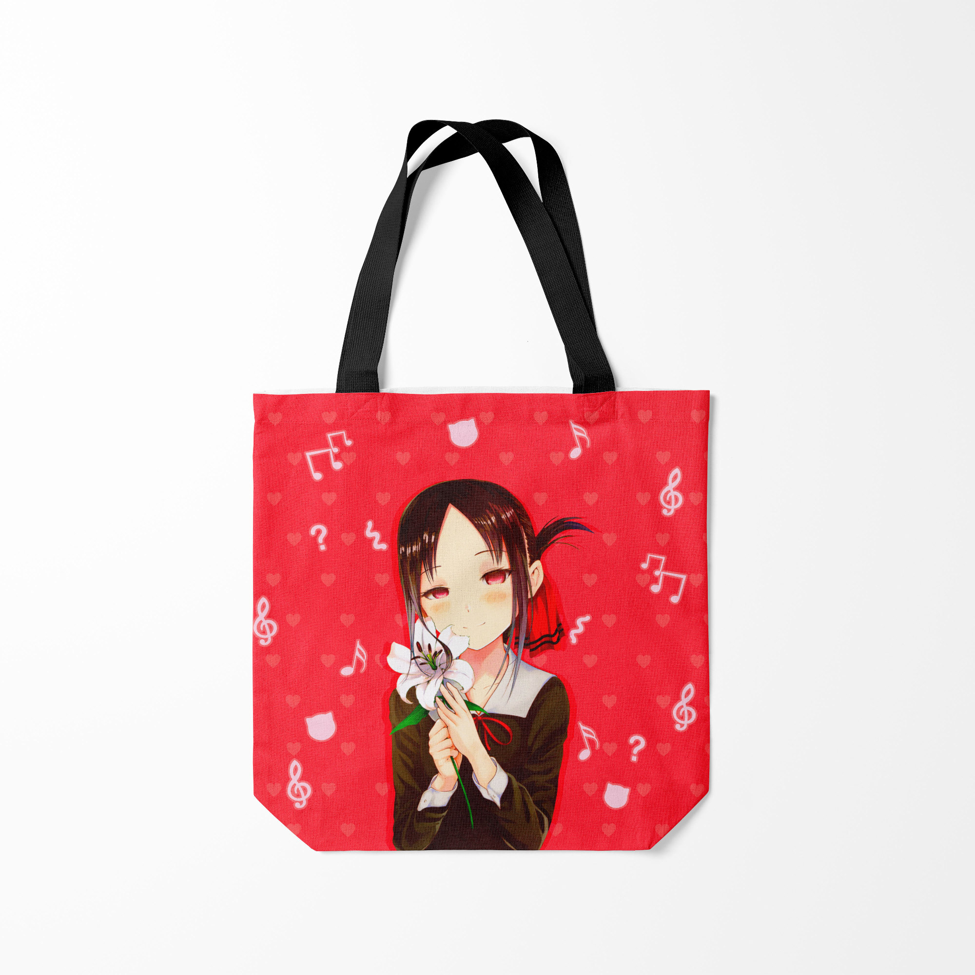 

Сумка шoппер унисекс Burnettie Kaguya Love is war, красный, Kaguya Love is war