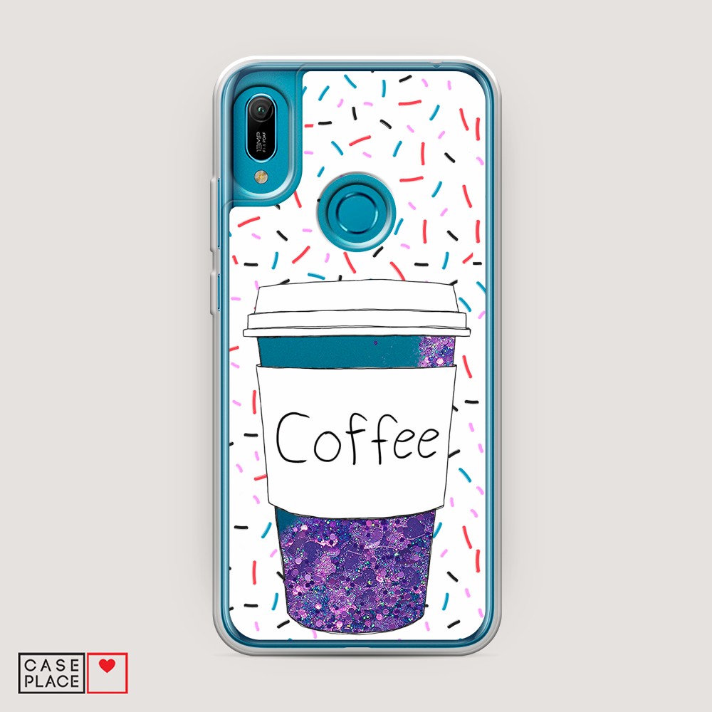 

Чехол Awog на Huawei Y6 2019/Honor 8a/8a Pro/Y6s "Coffee прозрачный стакан", Разноцветный, 68692-1
