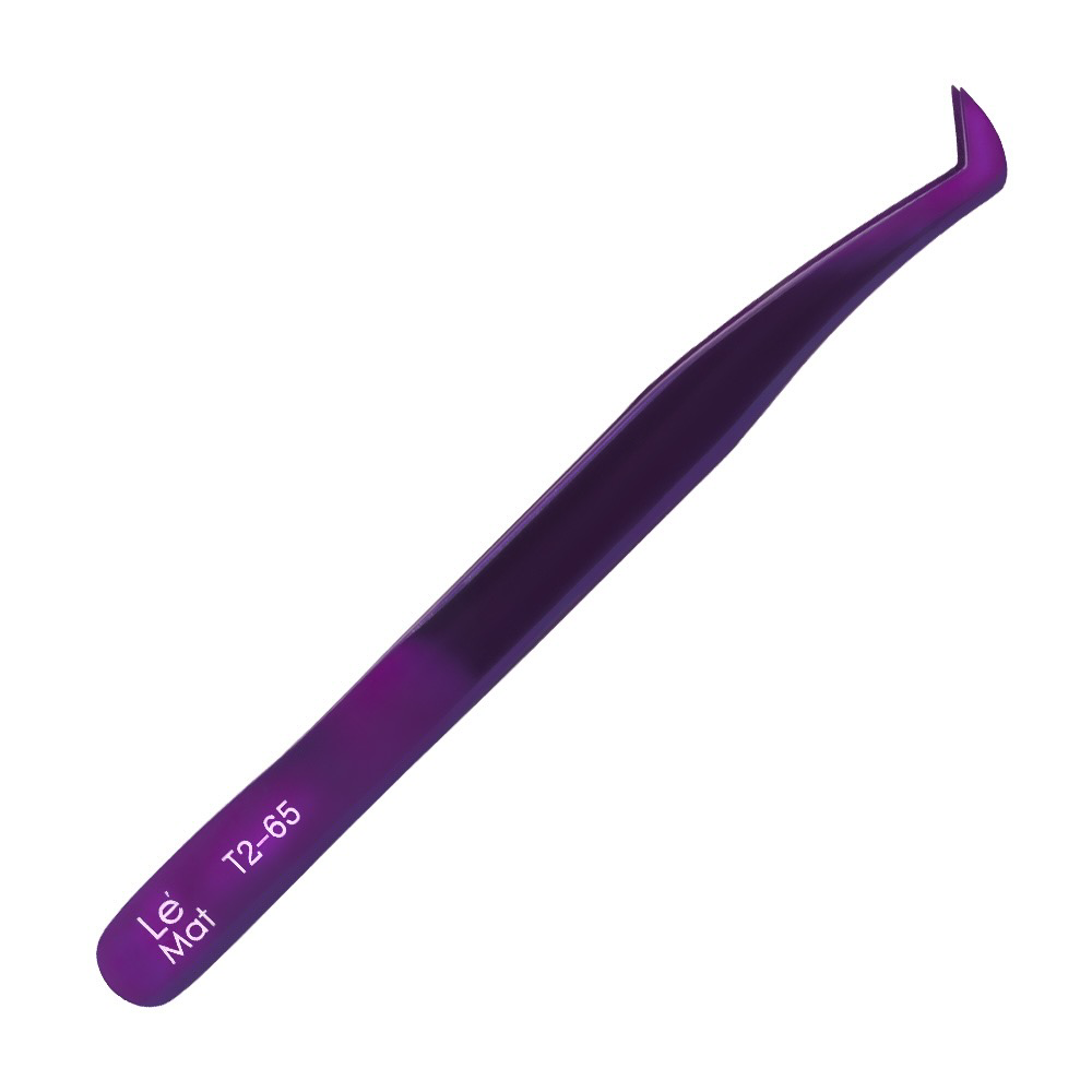 Пинцет Le Maitre Expert Purple T2 65 nippon nippers пинцет для наращивания ресниц изогнутый ручная заточка длина 125 мм