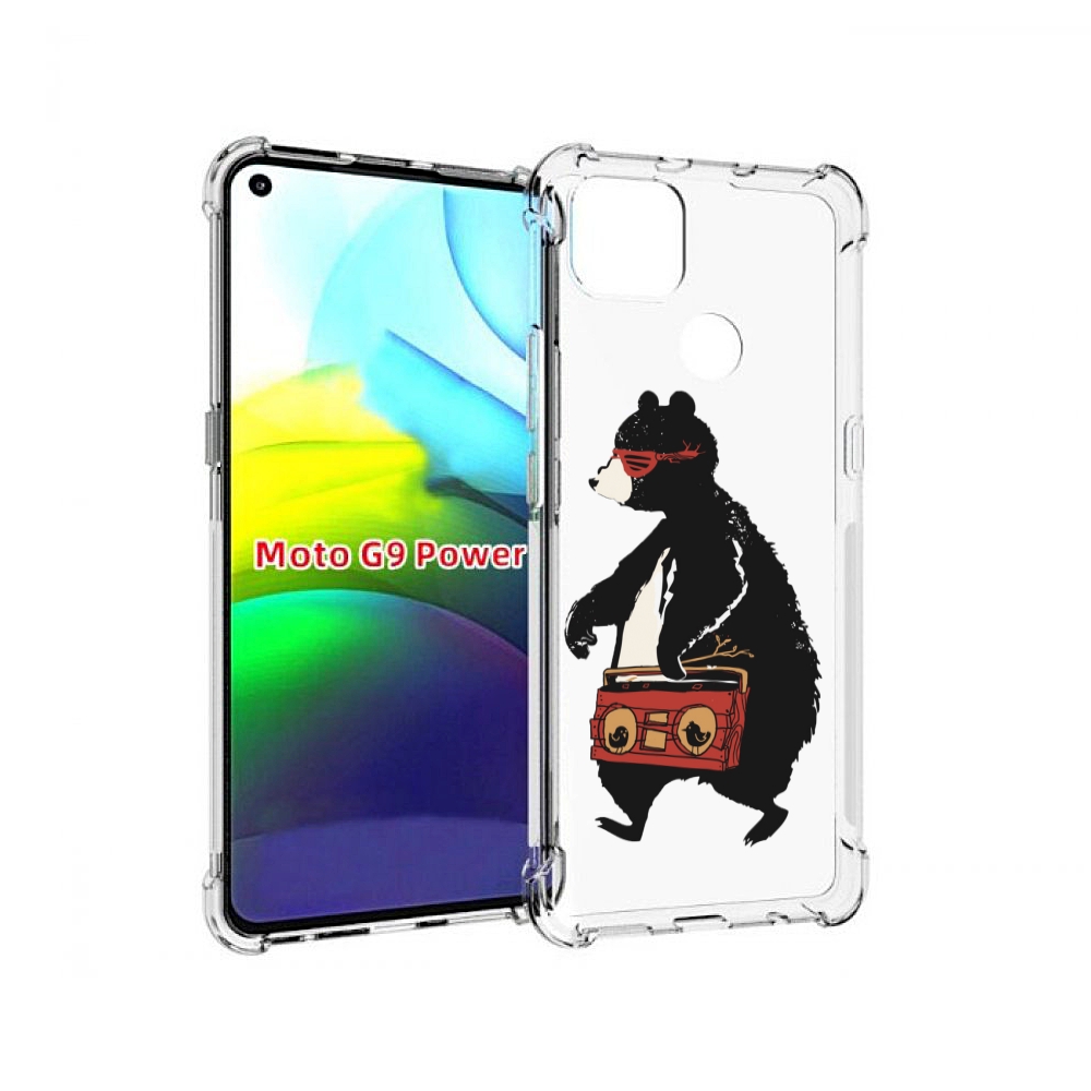 

Чехол MyPads Музыкальный медведь для Motorola Moto G9 Power, Прозрачный, Tocco