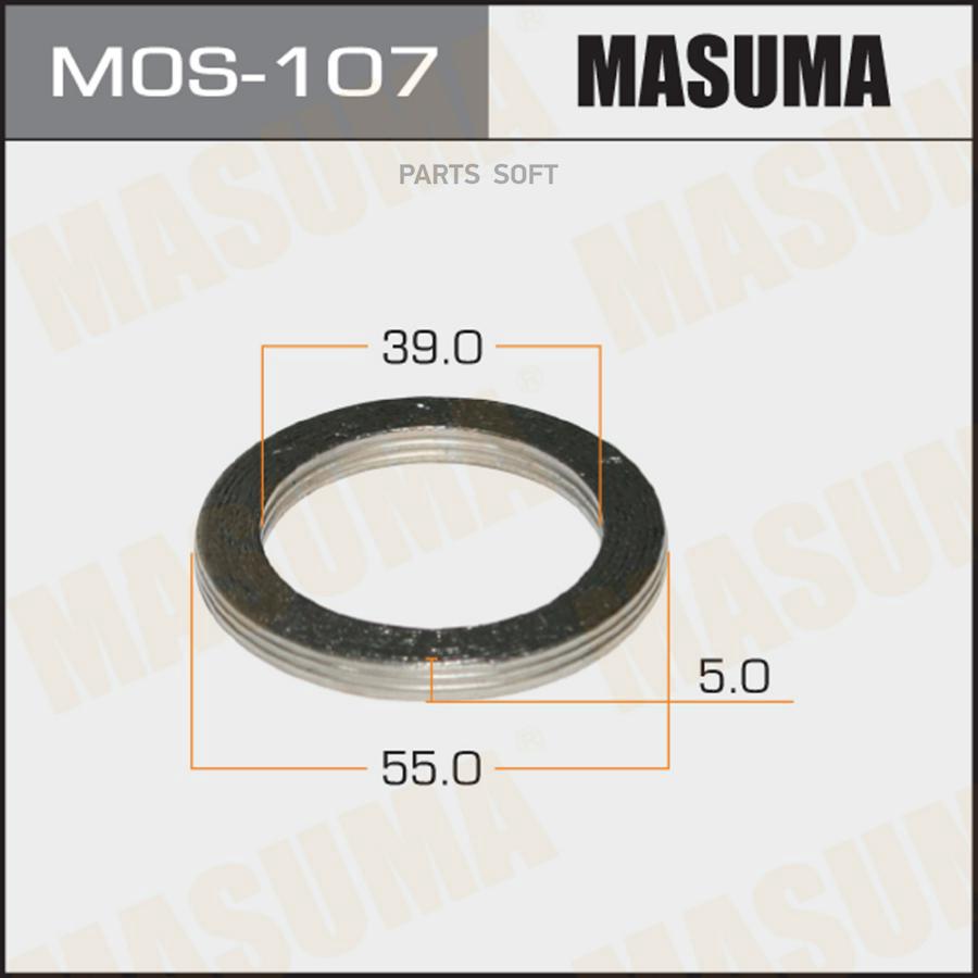 MOS-107_кольцо уплотнительное глушителя! 39х55
