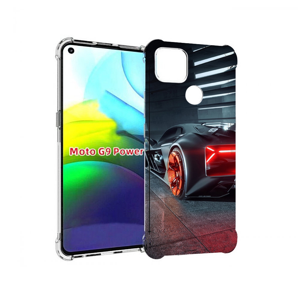 

Чехол MyPads Ночной-город мужской для Motorola Moto G9 Power, Прозрачный, Tocco
