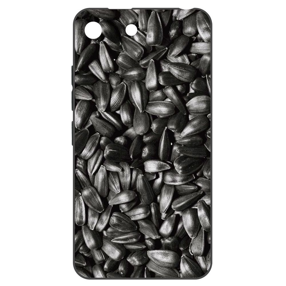

Чехол-накладка Krutoff Soft Case Семечки для Itel A25, Черный