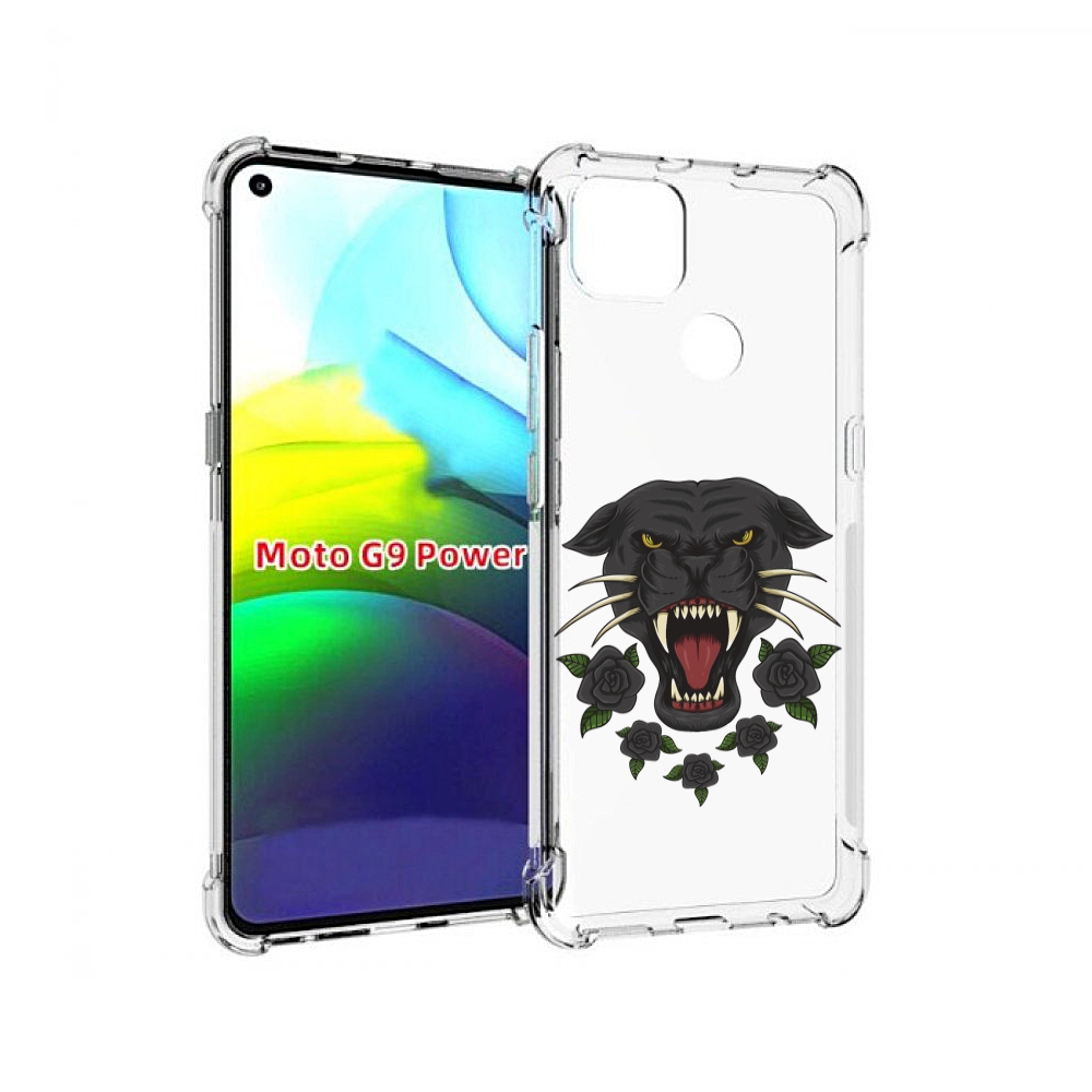 

Чехол MyPads Пантера для Motorola Moto G9 Power, Прозрачный, Tocco