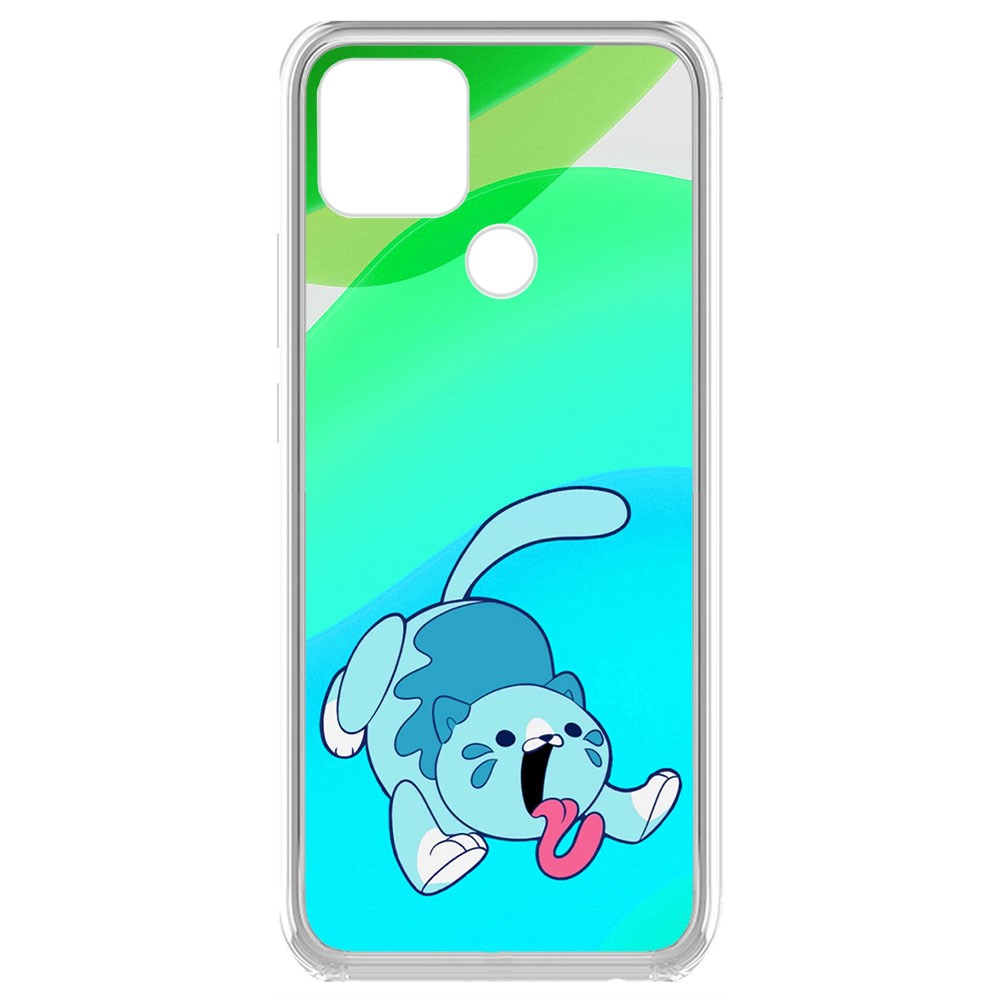 

Чехол-накладка Krutoff Clear Case Хаги Ваги - Конфетная Кошка для Oppo A15