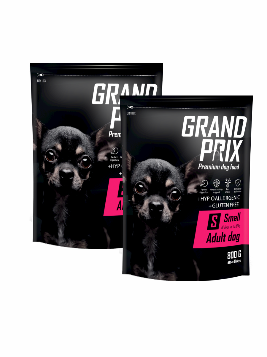 фото Сухой корм для собак grand prix, ягненок, 2шт, 0.8кг