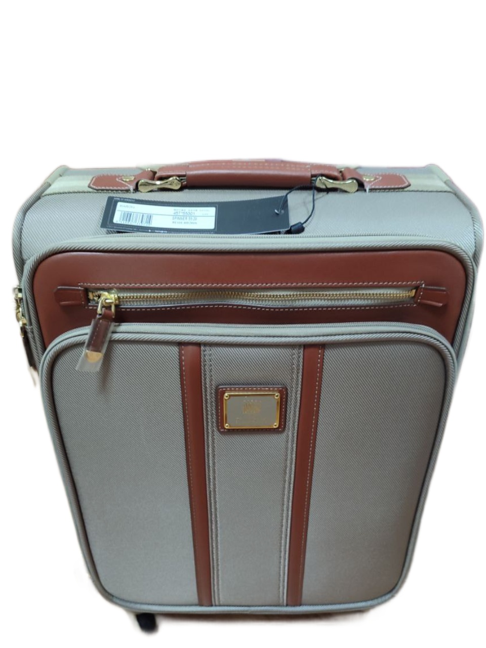 

Чемодан унисекс Samsonite BARON_45T brown/beige, 40/55/20 см, Бежевый;коричневый, BARON_45T