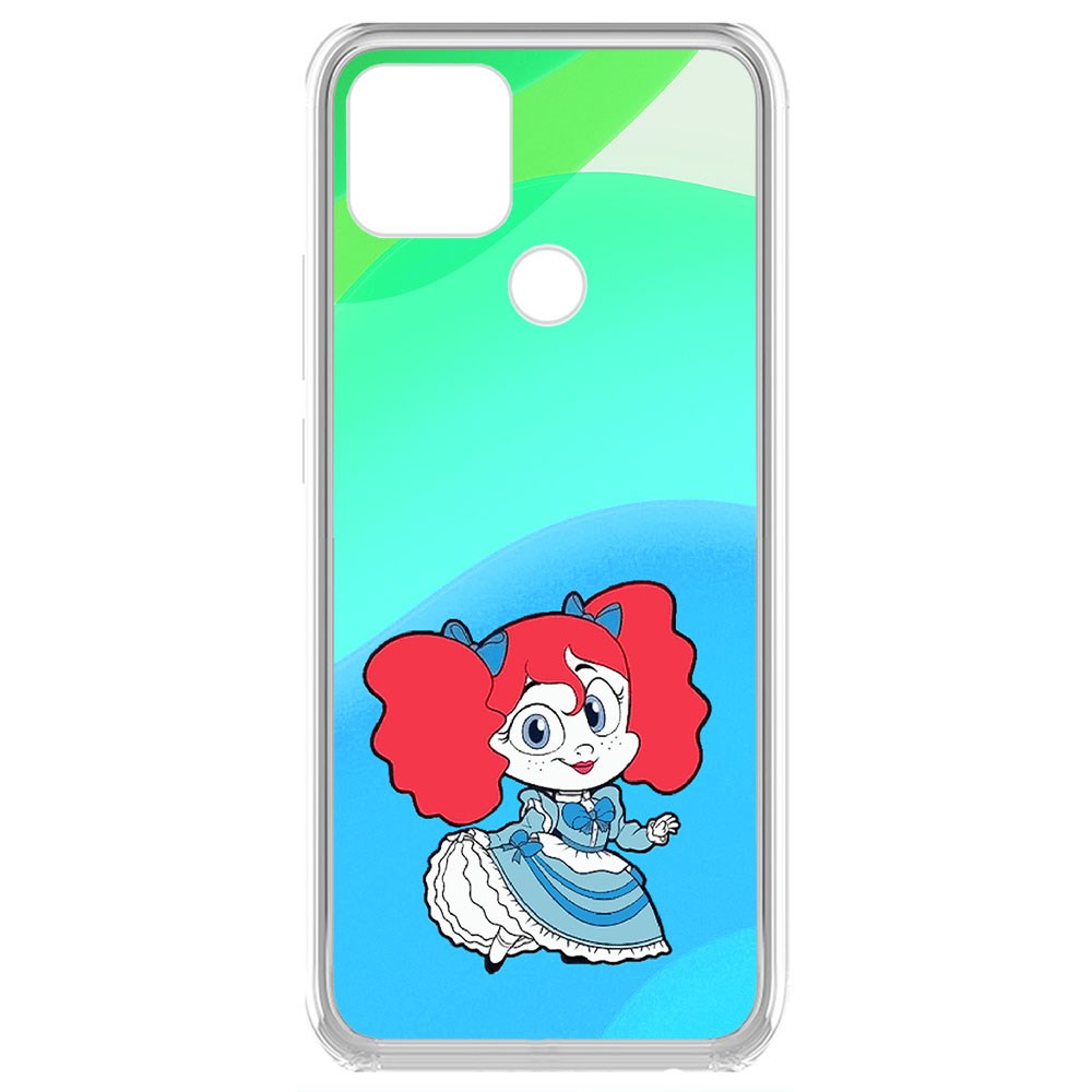 фото Чехол-накладка krutoff clear case хаги ваги - кукла поппи для oppo a15