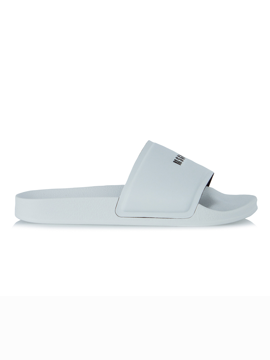 

Сланцы женские MSGM 3241MDS208 белые 37 IT, Белый, 3241MDS208