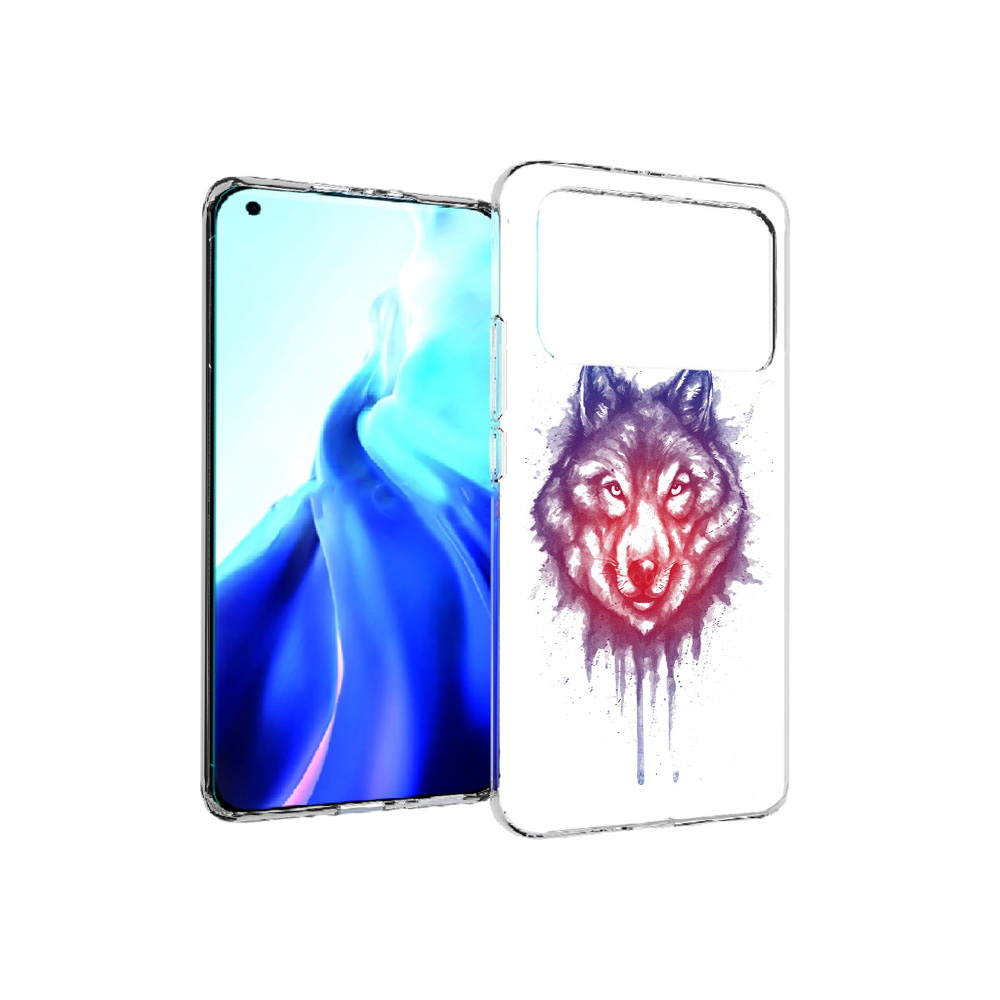 

Чехол MyPads Tocco для Xiaomi Mi 11 Ultra пушистый волк (PT160500.261.561), Прозрачный, Tocco