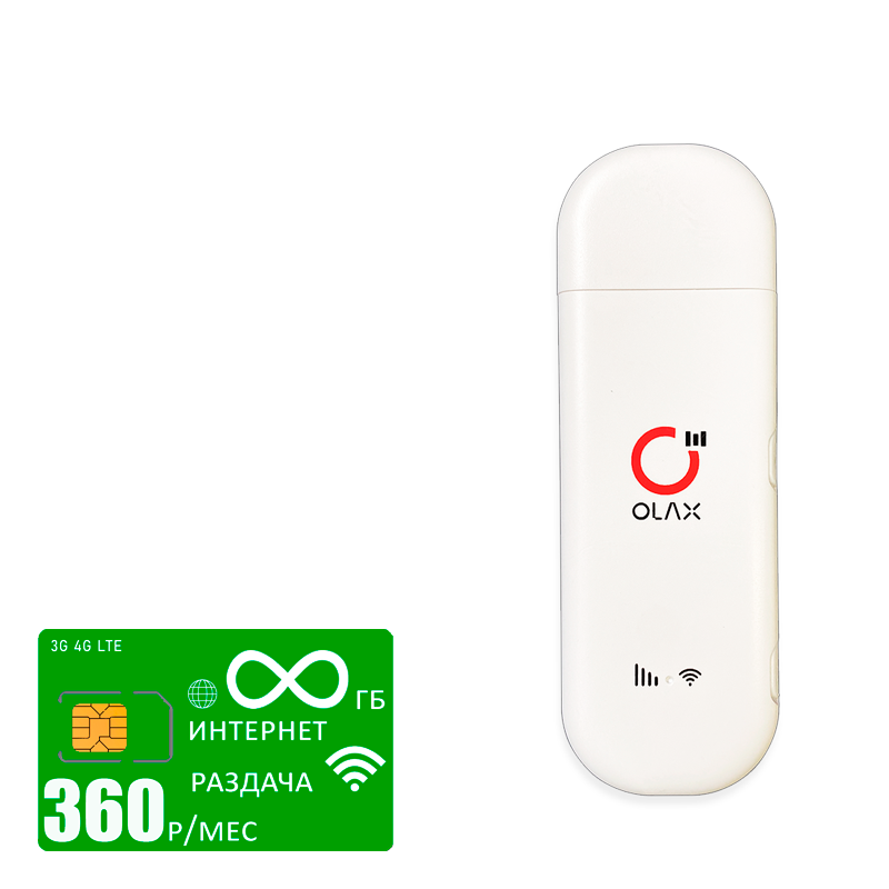 

Usb-модем Olax F90 (modem-f90-mega360-pro-sb), Белый, F90